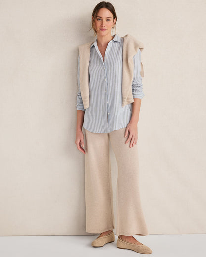 THE DAILY SHIRT IN LINEN STRIPE | Talbots