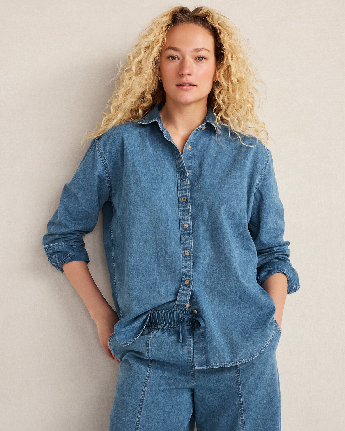 THE DAILY SHIRT IN ORGANIC COTTON DENIM | Talbots