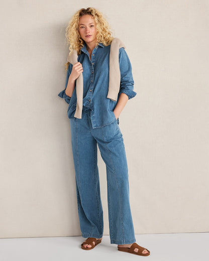 THE DAILY SHIRT IN ORGANIC COTTON DENIM | Talbots