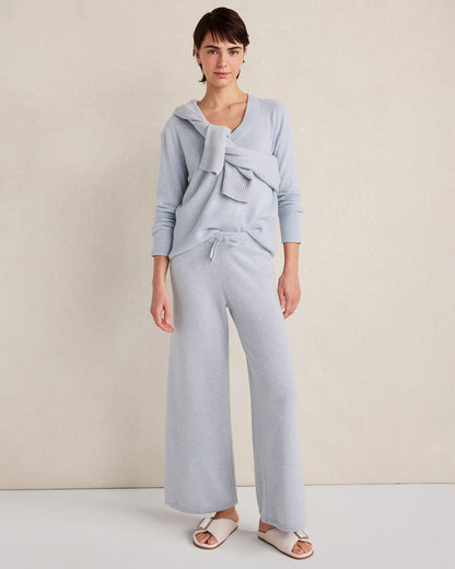 CASHMERE SADDLE SHOULDER V-NECK SWEATER | Talbots
