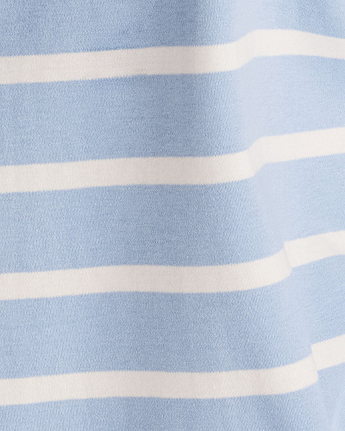 BRUSHED COTTON INTERLOCK STRIPE CREWNECK | Talbots