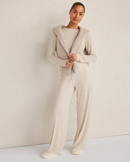 CALM & COOL LONG SLEEVE PAJAMA TOP | Talbots