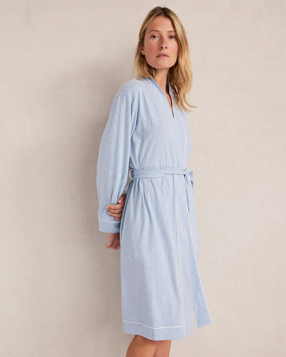 ORGANIC COTTON JERSEY ROBE | Talbots